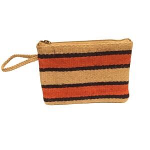 J. Jill Woven Stiped Handbag Purse Clutch